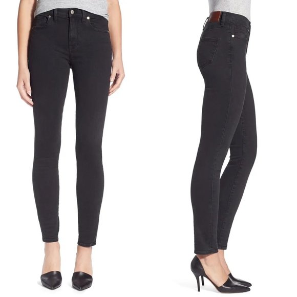 Madewell 10-Inch High Riser Skinny Skinny Jeans in Lunar 26 - Picture 1 of 8